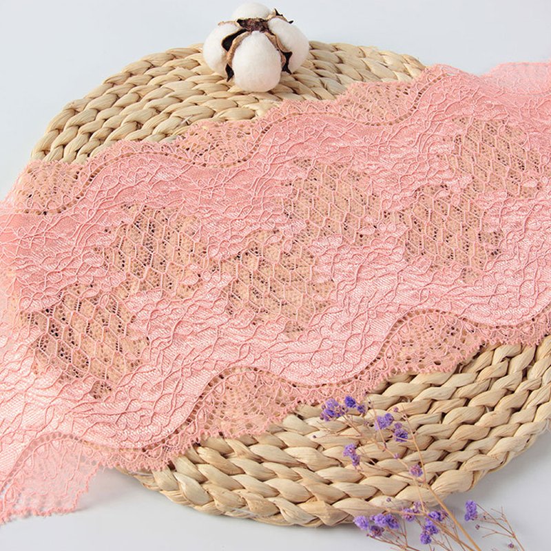 Lace Trim Lace Fabric Nylon Warp Knit for Apparel Wholesale Supplier 4